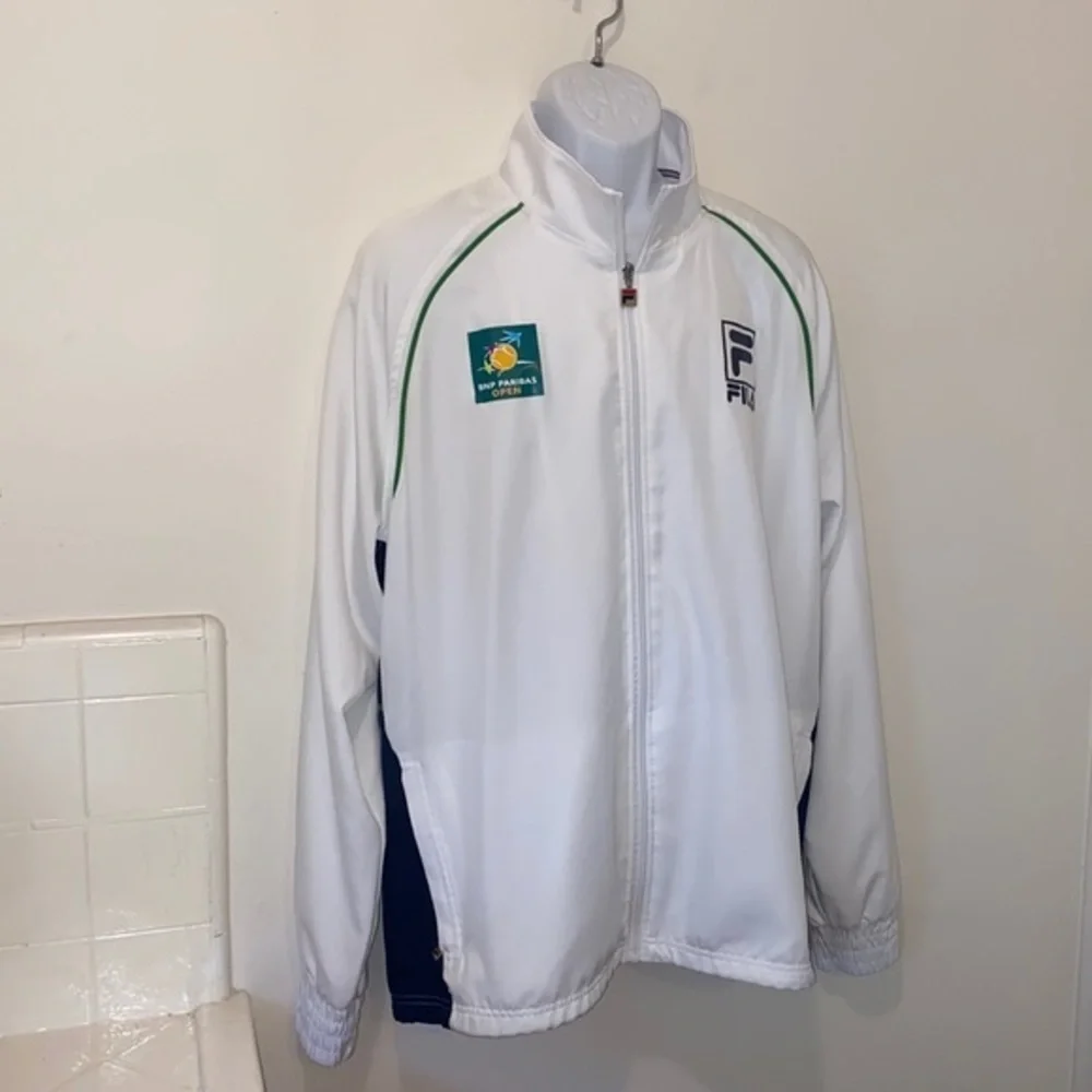 Unisex BNP Paribas Open FILA Warm-Up Tennis Jacket